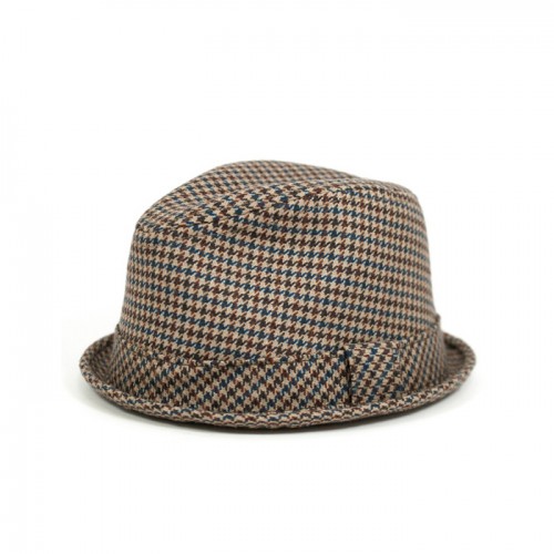 NEW YORK HAT CO.뉴욕햇_5500 HOUNDSTOOTH SHORTY (TAN)