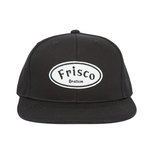 BRATSON브랫슨_FRISCO 6 panel CAP(BLACK)