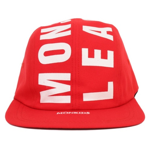 MONKIDS몬키즈_4panel_string_cap_red
