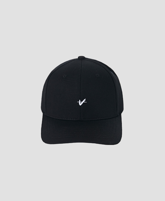 VARZAR바잘_ V new logo ballcap black