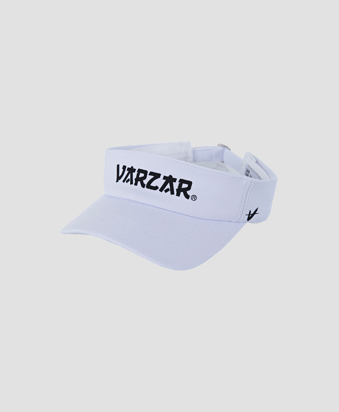 VARZAR바잘_Varzar logo sun-visor cap white
