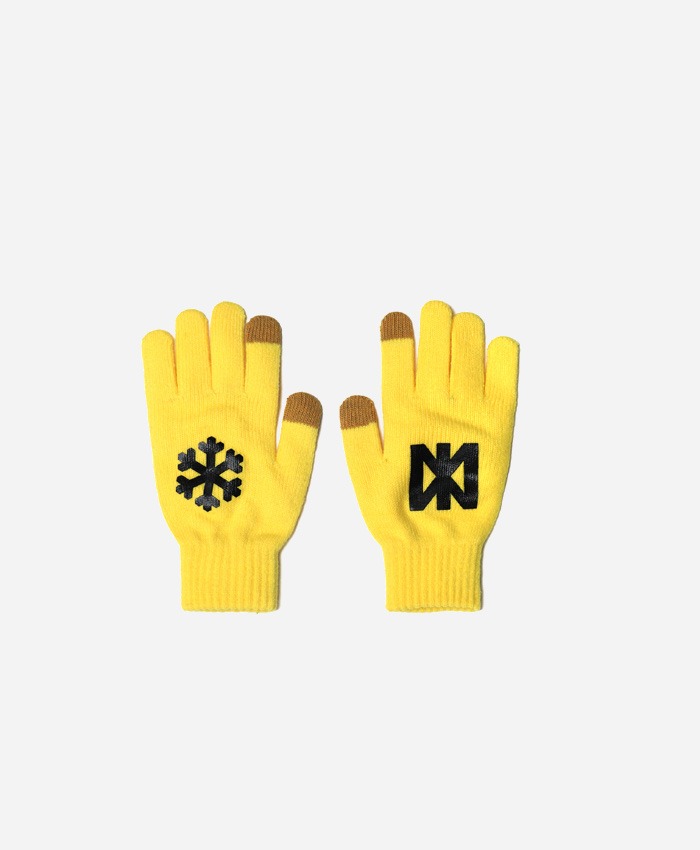 NASTYPALM네스티팜_[NP] SNOW FLOWER GLOVES YELLOW (NP18A109H)