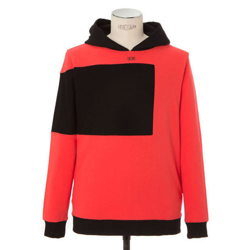 DOPE도프_Reverse Terry Chest Panel Pullover