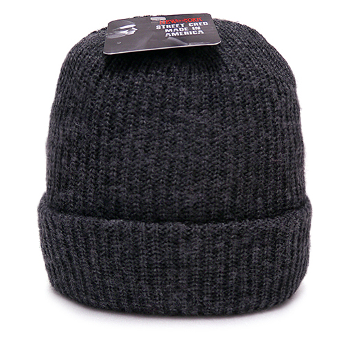 NEW YORK HAT CO.뉴욕햇_4740 OLD SCHOOL BEANIE (CHARCOAL)
