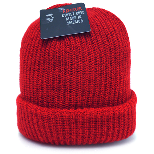 NEW YORK HAT CO.뉴욕햇_4740 OLD SCHOOL BEANIE (RED)