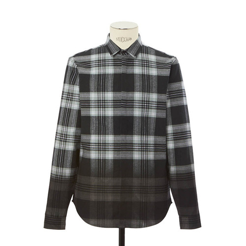 DOPE도프_Waxed Gradient Button-Up 
