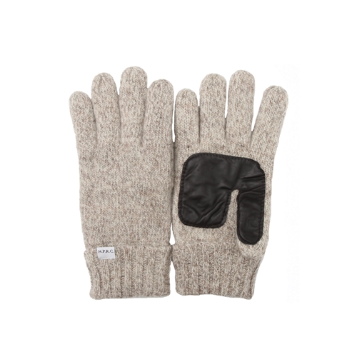 NATIONAL PUBLICITY내셔널 퍼블리시티_Wool Leather Gloves_Ivory