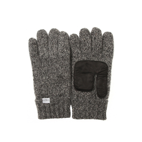 NATIONAL PUBLICITY내셔널 퍼블리시티_Wool Leather Gloves_Charcoal