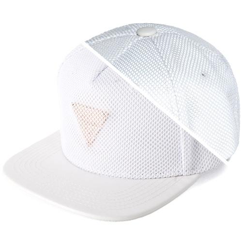 HATER헤이터_Reflective Cage Snapback(White)