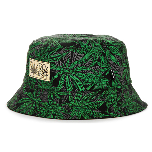 DGK디지케이_Home Grown Bucket Hat - Green &amp; Black