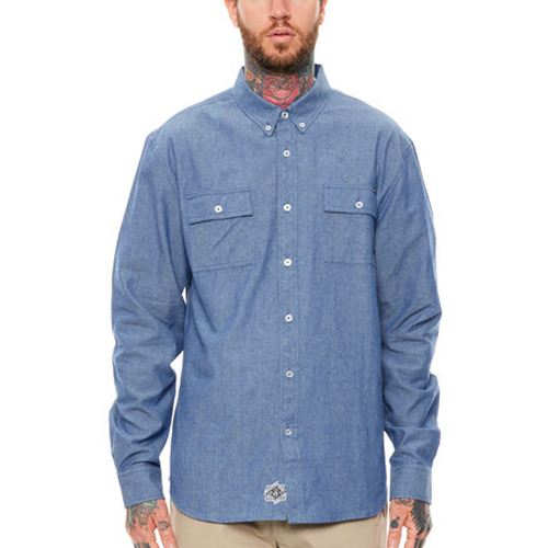 REBEL8레벨에잇_JUNCTION CHAMBRAY Button-up 