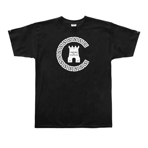 CROOKS &amp; CASTLES크룩스앤캐슬_Men&#039;s Knit Crew T-Shirt - Greco Chain C