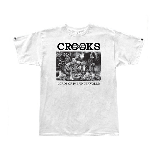 CROOKS &amp; CASTLES크룩스앤캐슬_Men&#039;s Knit Crew T-Shirt - Domination