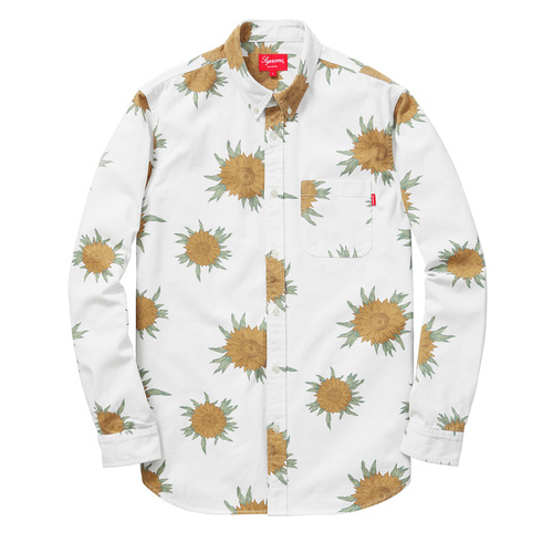 SUPREME슈프림_sunflower shirt (White)