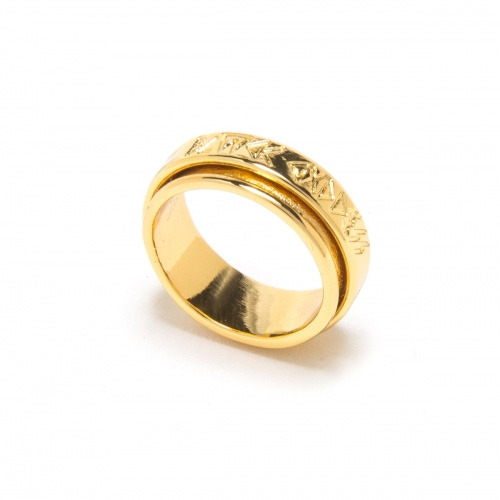 BLACK SCALE블랙스케일_Goddess Spin Ring, Gold