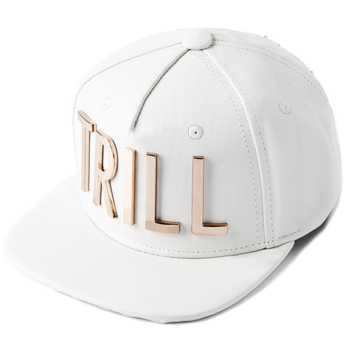 HATER헤이터_Metal TRILL (Metel Star On The Back) White Snapback