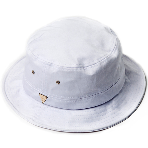 HATER헤이터_Basic White Bucket Hat