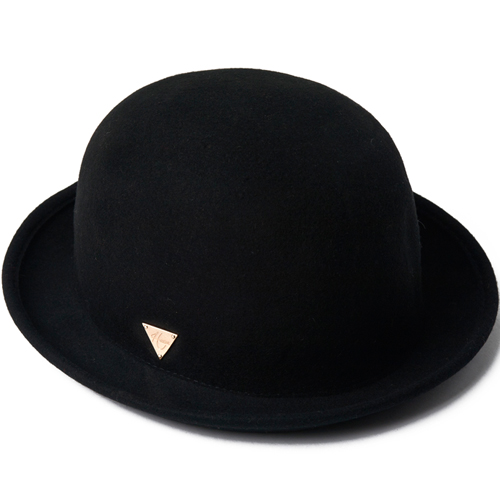 HATER헤이터_Wool Felt Black Bowler Hat