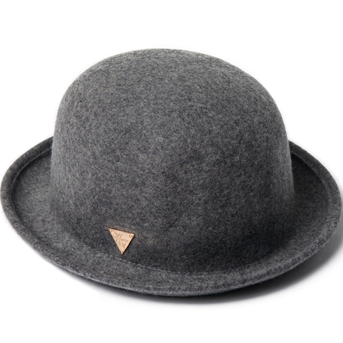HATER헤이터_Wool Felt Grey Bowler Hat