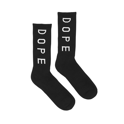 DOPE도프_Statement Socks(Black)