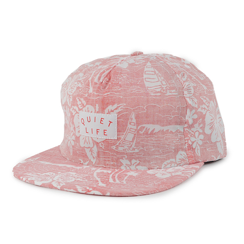 The Quiet Life더콰이엇라이프_REVERSED HAWAIIAN RELAXED SNAPBACK - RED