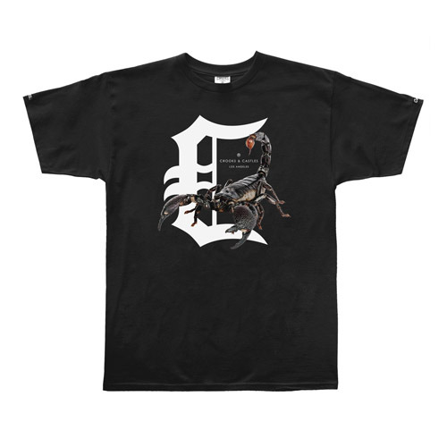 CROOKS &amp; CASTLES크룩스앤캐슬_Men&#039;s Knit Crew T-Shirt - Dealdly 8&#039;s