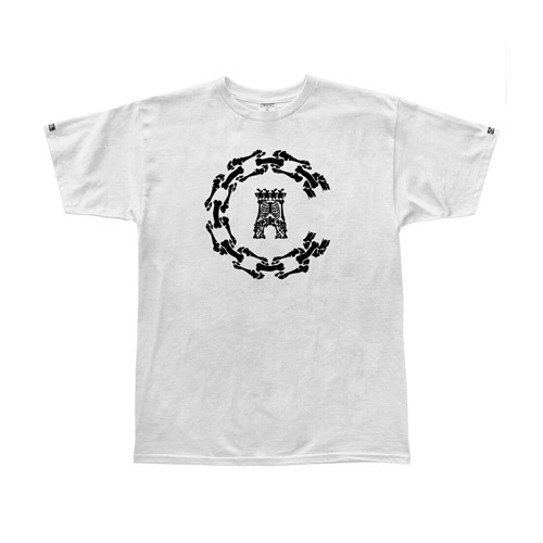 CROOKS &amp; CASTLES크룩스앤캐슬_Men&#039;s Knit Crew T-Shirt - Bonez Chain C