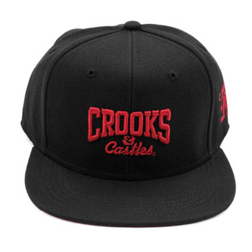 CROOKS &amp; CASTLES크룩스앤캐슬_Men&#039;s Woven Snapback Cap - Core Logo