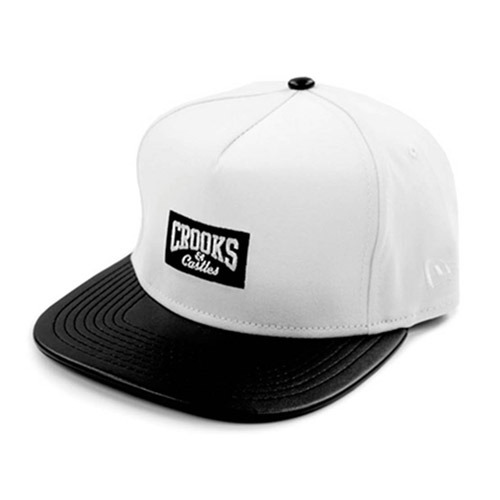 CROOKS &amp; CASTLES크룩스앤캐슬_Men&#039;s Woven Strapback Cap - Core Logo