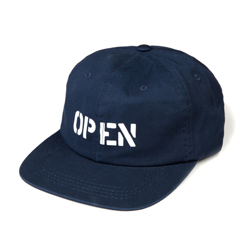 LEATA리타_[무료배송]Open stencil logo trucker cap(NAVY)스트랩백&amp;스냅백