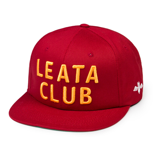 LEATA리타_[무료배송]Leata club 6 panel cap(RED)스냅백