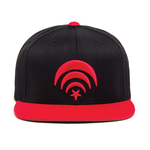 BLACK SCALE블랙스케일_Connect Snapback(Black/Red)
