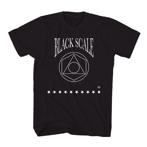 BLACK SCALE블랙스케일_Geo Logo Tee(Black)