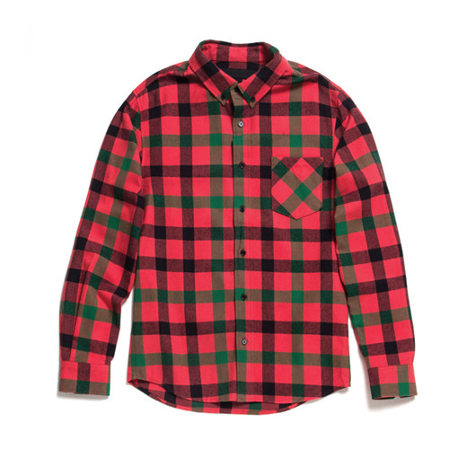 BLACK SCALE블랙스케일_BEDFORD BUTTON DOWN (RED)