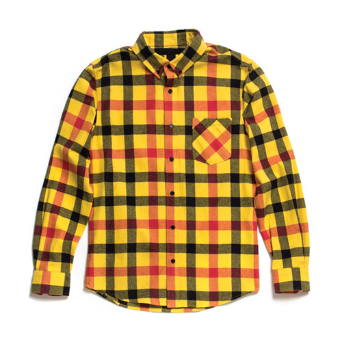 BLACK SCALE블랙스케일_BEDFORD BUTTON DOWN (YELLOW)