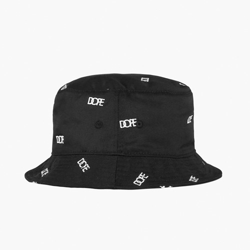DOPE도프_All-Over Embroidered Bucket BLACK