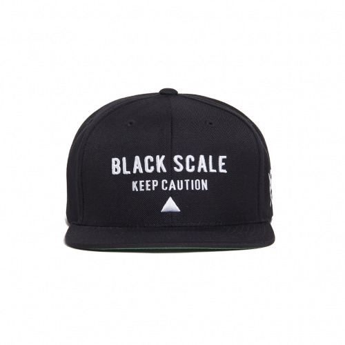BLACK SCALE블랙스케일_Hazard Snapback (Black)