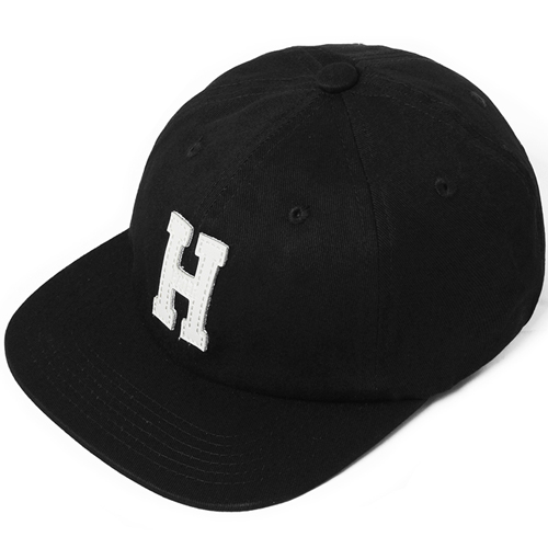HATER헤이터_Leather Patch 6-panel- Black