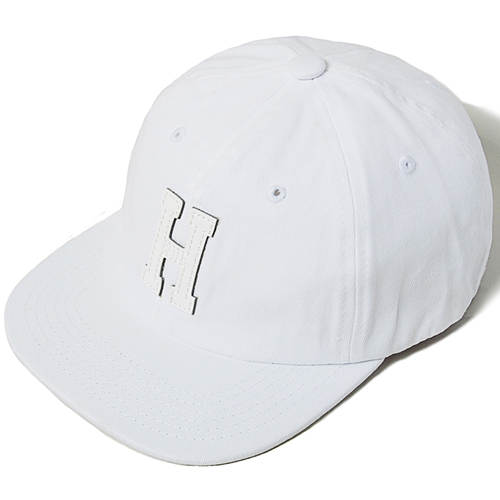 HATER헤이터_Leather Patch 6-panel- White