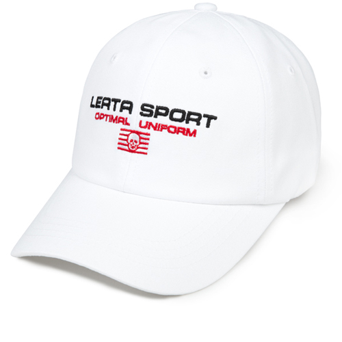 LEATA리타_[무료배송]Leata sport curve cap white스트랩백&amp;볼캡
