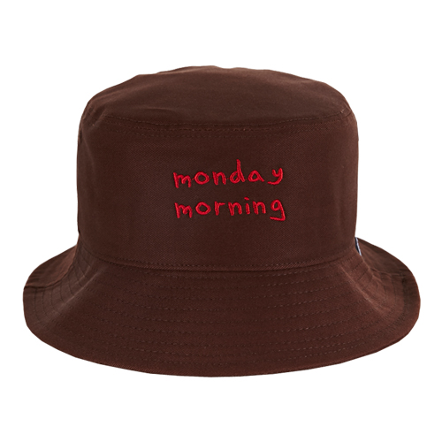 VARZAR바잘_monday morning bucket hat brown