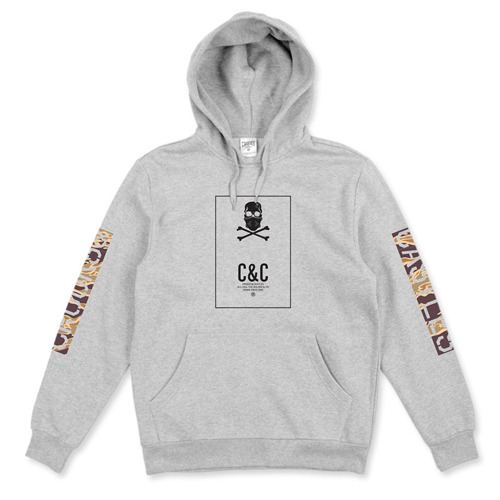 CROOKS &amp; CASTLES크룩스앤캐슬_Knit Hooded Pullover - Covert Ops (Heather Grey)