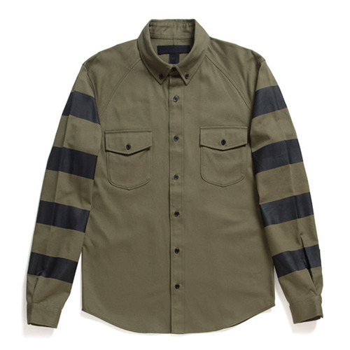 BLACK SCALE블랙스케일_LILITH BUTTON DOWN (OLIVE)