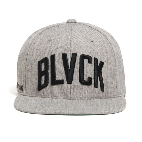 BLACK SCALE블랙스케일_Wave Logo Snapback (Grey)