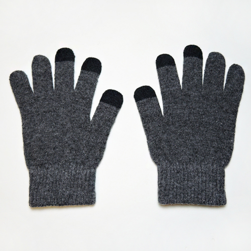 OLD SCHOOL T.VINTAGE CO.올드스쿨_(UNISEX) Smart Touch Basic Gloves (Gray)