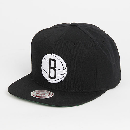 Mitchell&amp;Ness미첼엔네스_NBA Basic Logo Snapback Brooklyn Nets