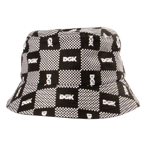 DGK디지케이_Checkers Bucket Hat - Black