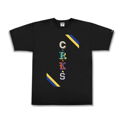 CROOKS &amp; CASTLES크룩스앤캐슬_Men&#039;s Knit Crew T-Shirt - Maison (Black)