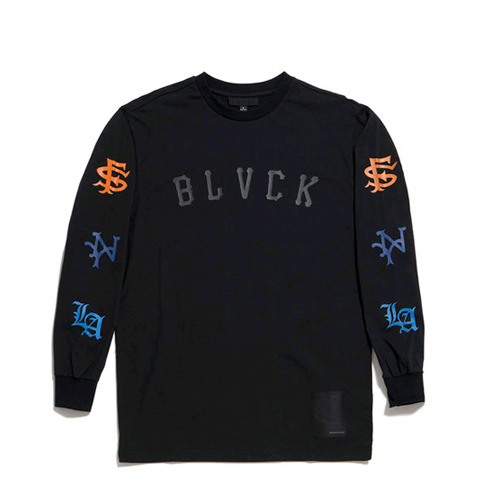 BLACK SCALE블랙스케일_All City L/S T-Shirts (Black)