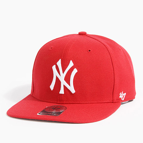 47 BRAND포티세븐_Sure Shot Snapback Yankees(Red)
